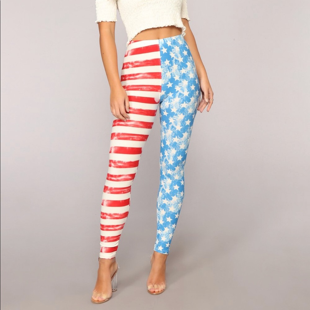 FashionNova “I’m your National Anthem Leggings”